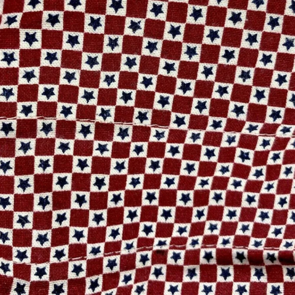 3 Custom Americana Valances Curtains Stars USA